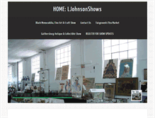 Tablet Screenshot of johnsonshows.com